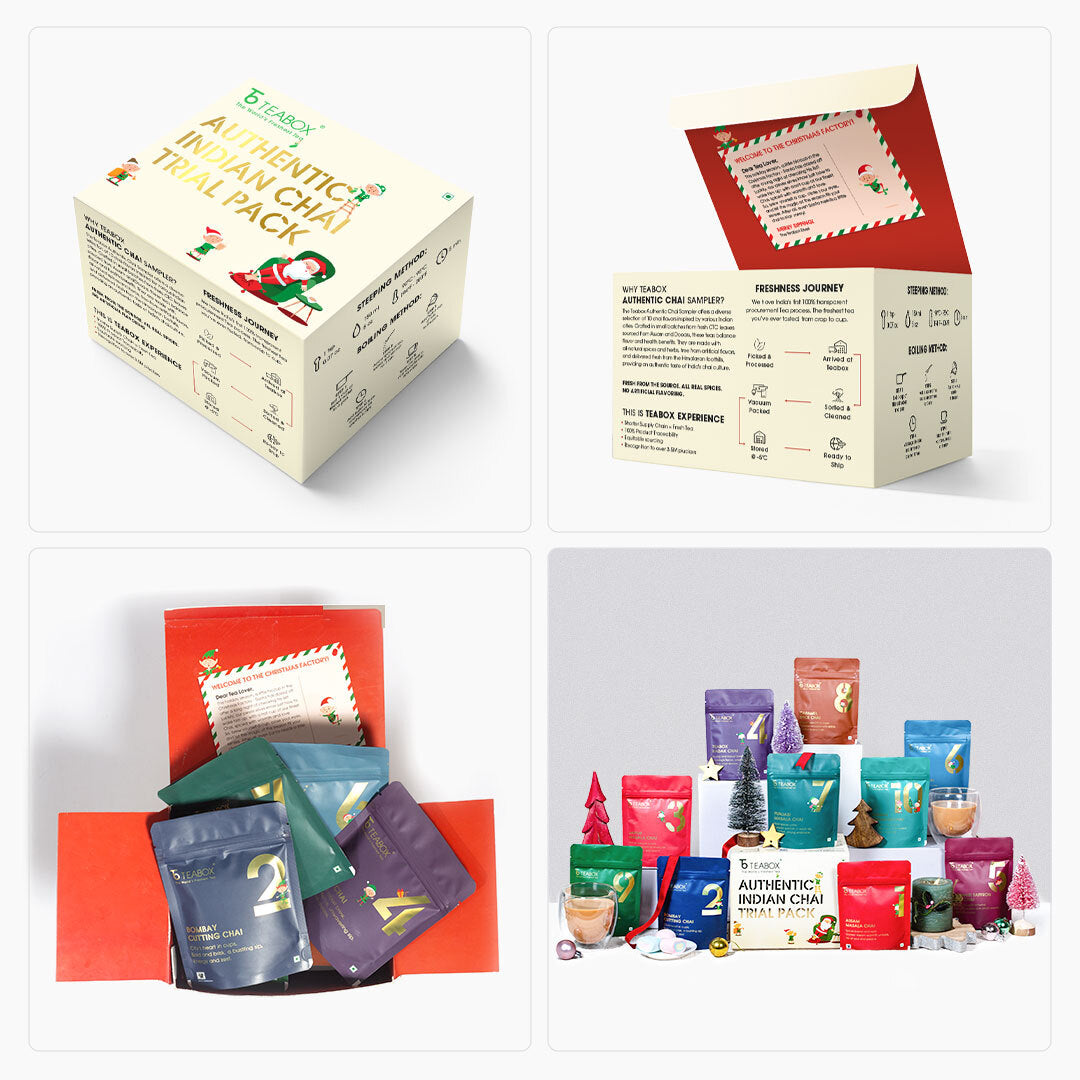 12 Days of Chai Advent Calendar (Free Valencia Glass Teacup & Ideal Teaspoon)