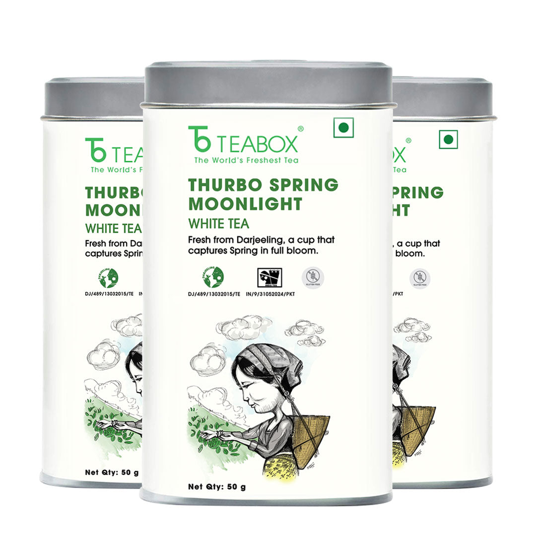 Darjeeling Thurbo Spring Moonlight White