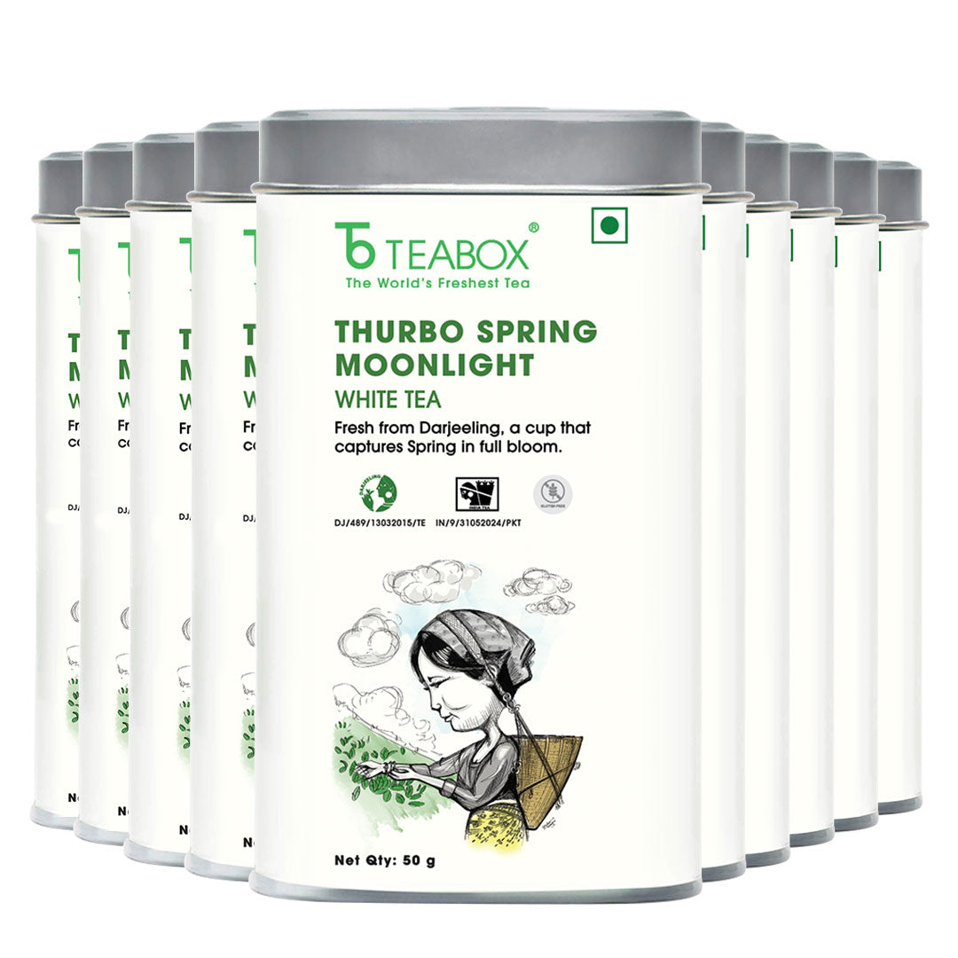 Darjeeling Thurbo Spring Moonlight White