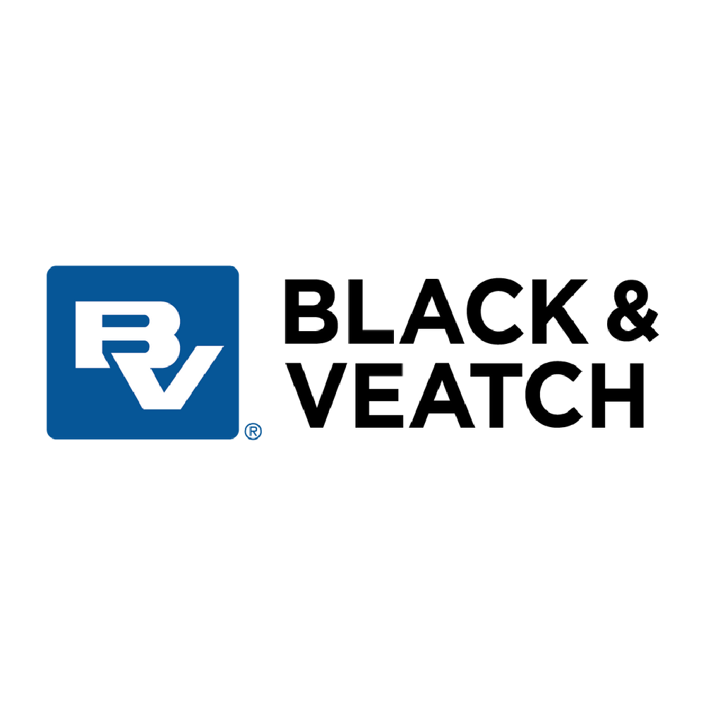 Black & Veatch logo featuring a blue 'BV' graphic.
